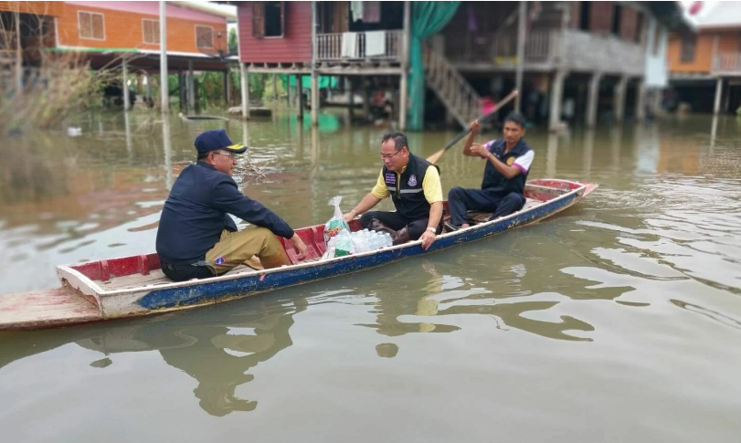 Sudah Sebulan, Seribu Lebih Rumah Terendam Banjir Sungai Yom Thailand
